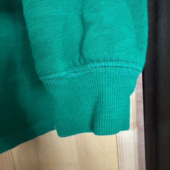 VS PINK Vibrant Green Winter Bling Pullover - Picture 6 of 8